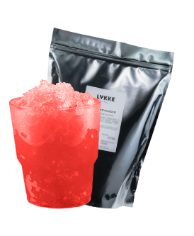 granita slushy o smaku truskawki